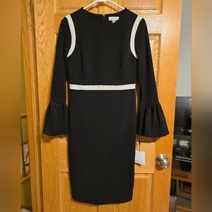 NWT Calvin Klein dress, size 6, black